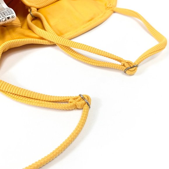 3/$25 Forever 21 Yellow Gold One Piece Bathing Suit M - Picture 4 of 8